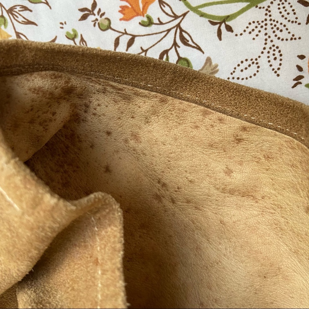 Vintage High Waisted Suede Shorts - Picture 6 of 10